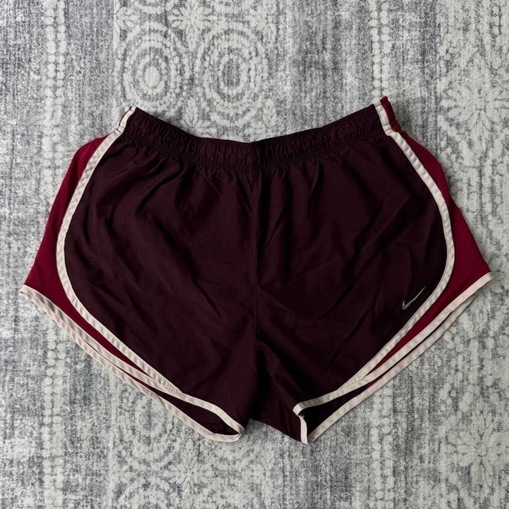 Nike Women's Maroon Athletic Shorts